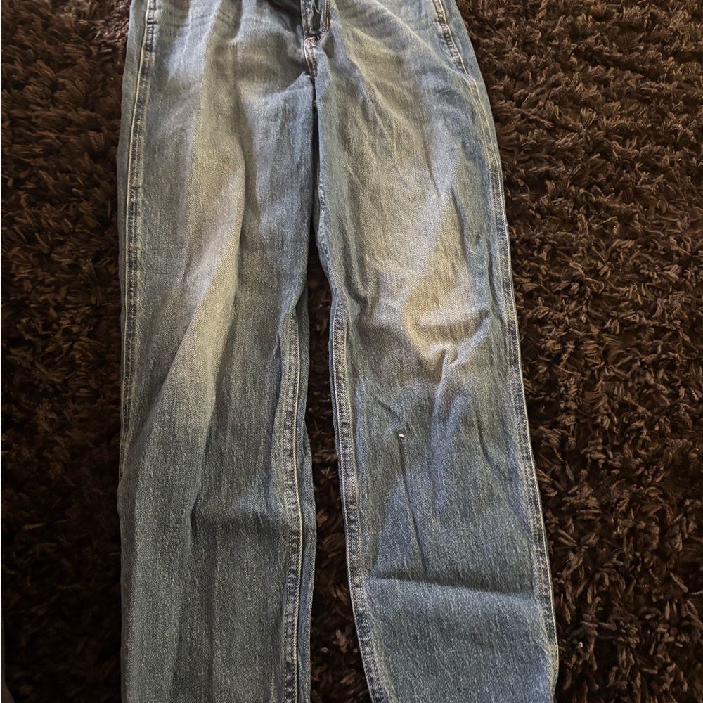 Hollister Men's Light Blue Straight Jeans
